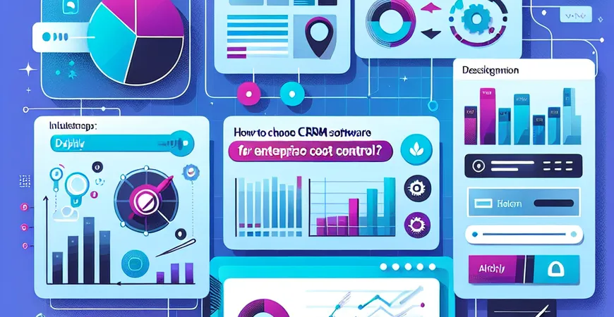 怎样选到适合企业成本控制的 CRM 软件？